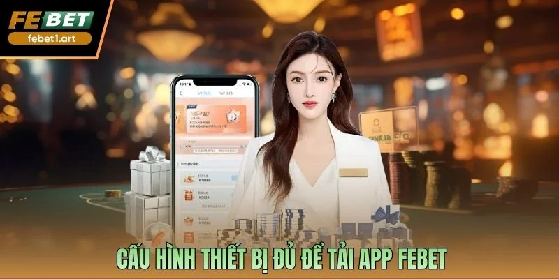 Cấu hình thiết bị đủ để tải app Febet