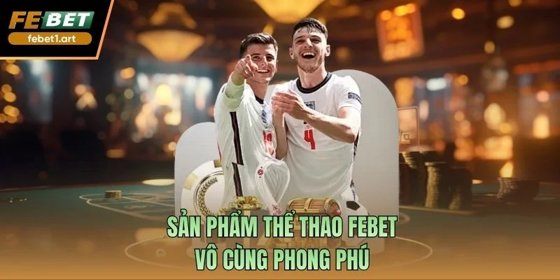 Sản phẩm thể thao Febet vô cùng phong phú