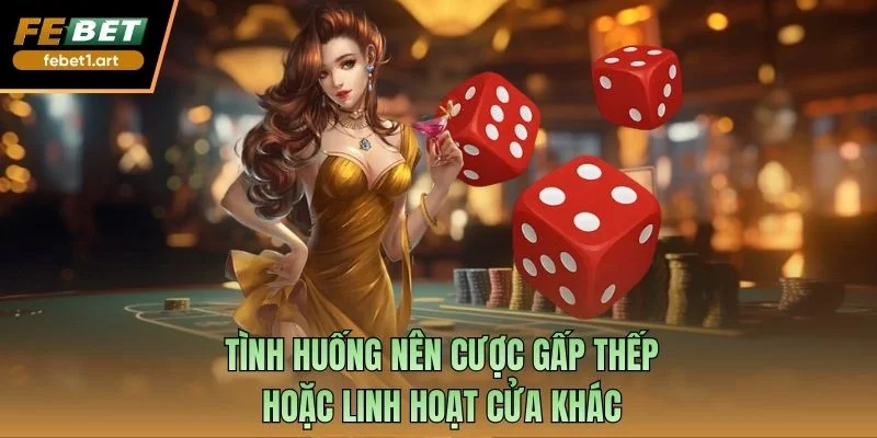 Tình huống nên cược gấp thếp hoặc linh hoạt cửa khác